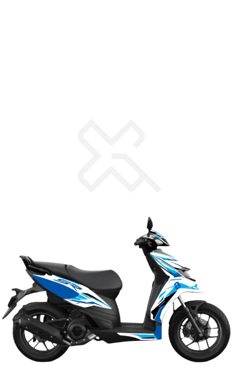 Racing Edition Full Body Sticker Compatible with Aprilia SR 160/175 | Made in Premium Matte Vinyl with FPF (Fade Protection Film), Waterproof, Precut Sticker, Pack of 1 Compatible with Both Side